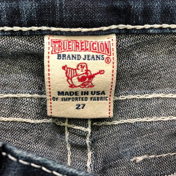 True Religion Low Rise Boot Cut Jeans Size 27 - Picture 3 of 9